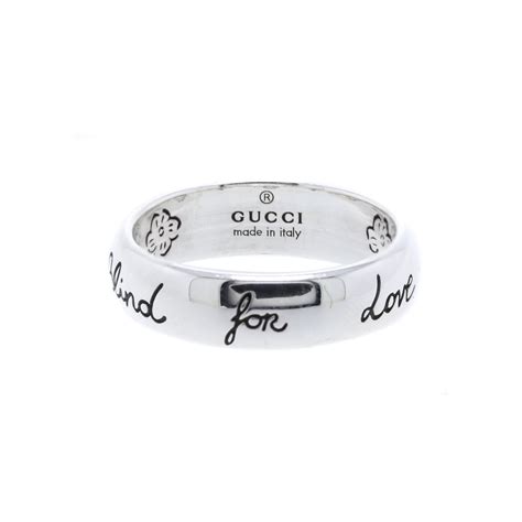 gucci ring gold band|gucci blind for love ring.